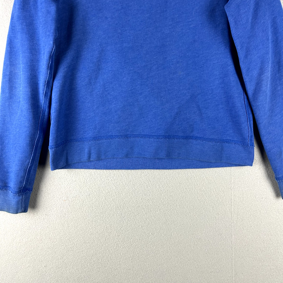 Abercrombie Fitch Sweatshirt Womens Medium Blue Fleece Logo Athletic Casual - Picture 11 of 15